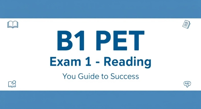 B1 PET – Exam 1 – Reading