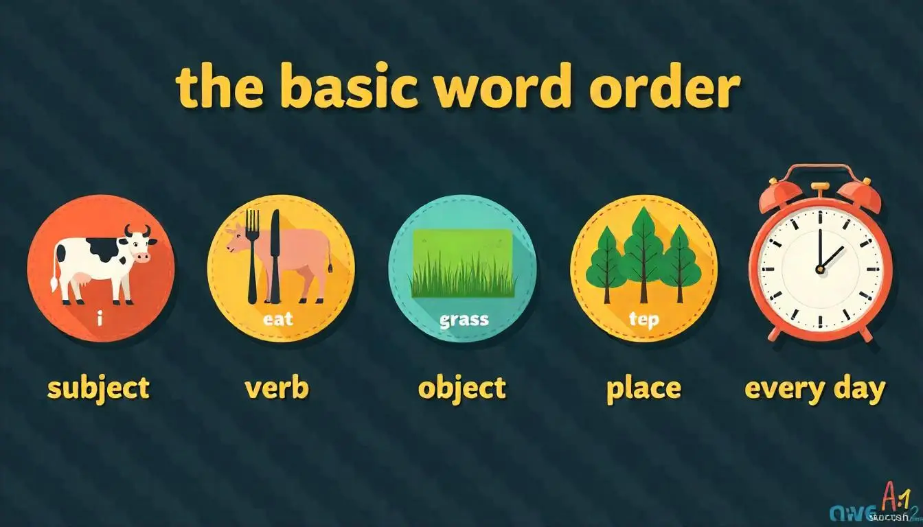 Basic word order in English