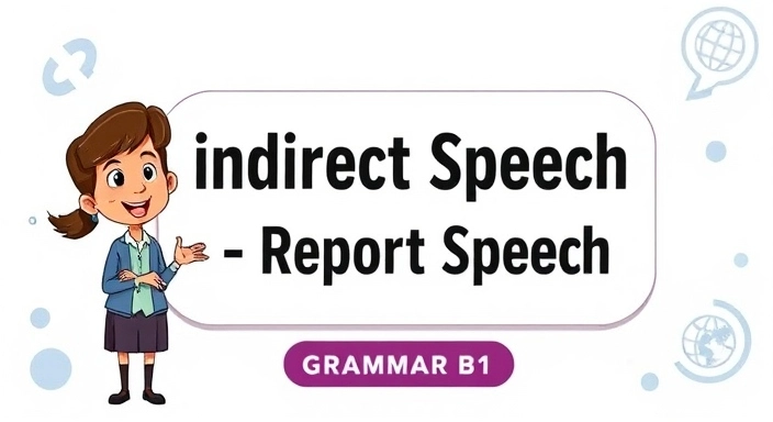 Indirect speech – reported speech