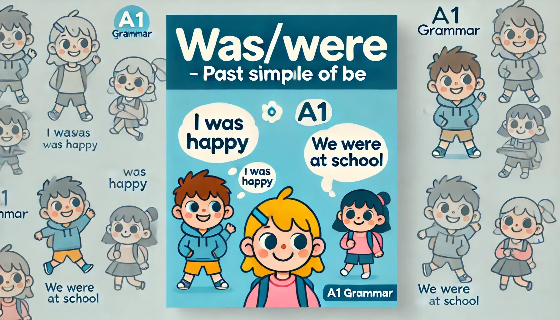 Was/were – past simple of ‘be’